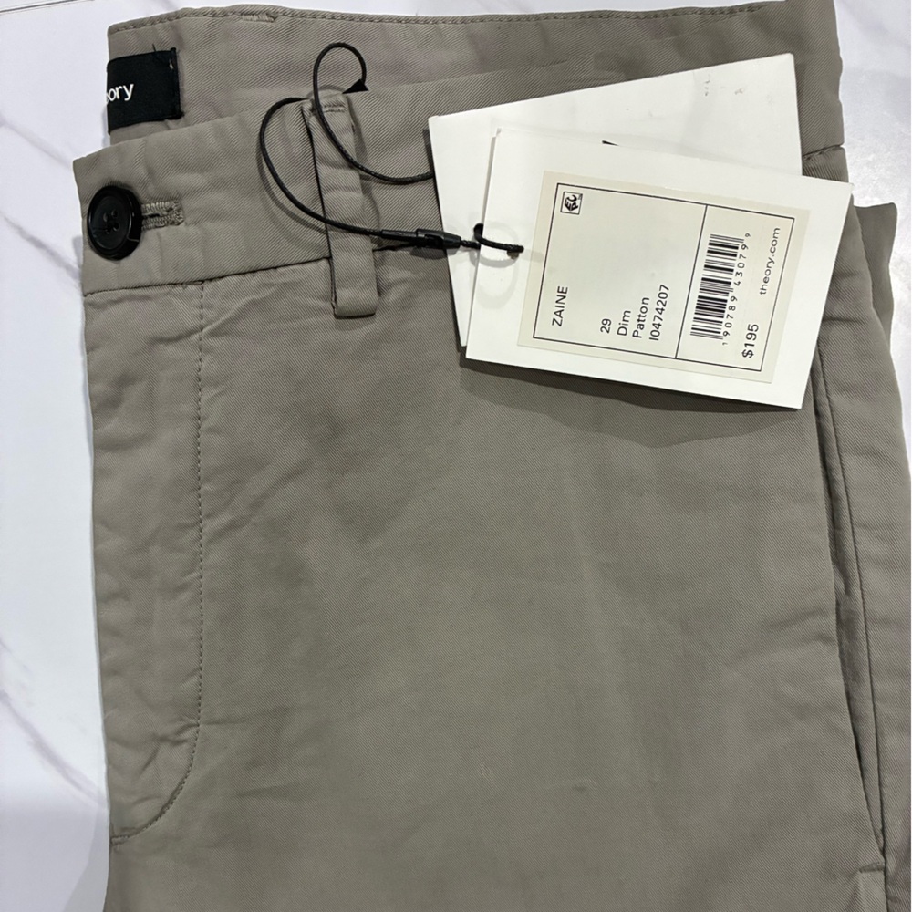 Theory Men's Tan Chinos